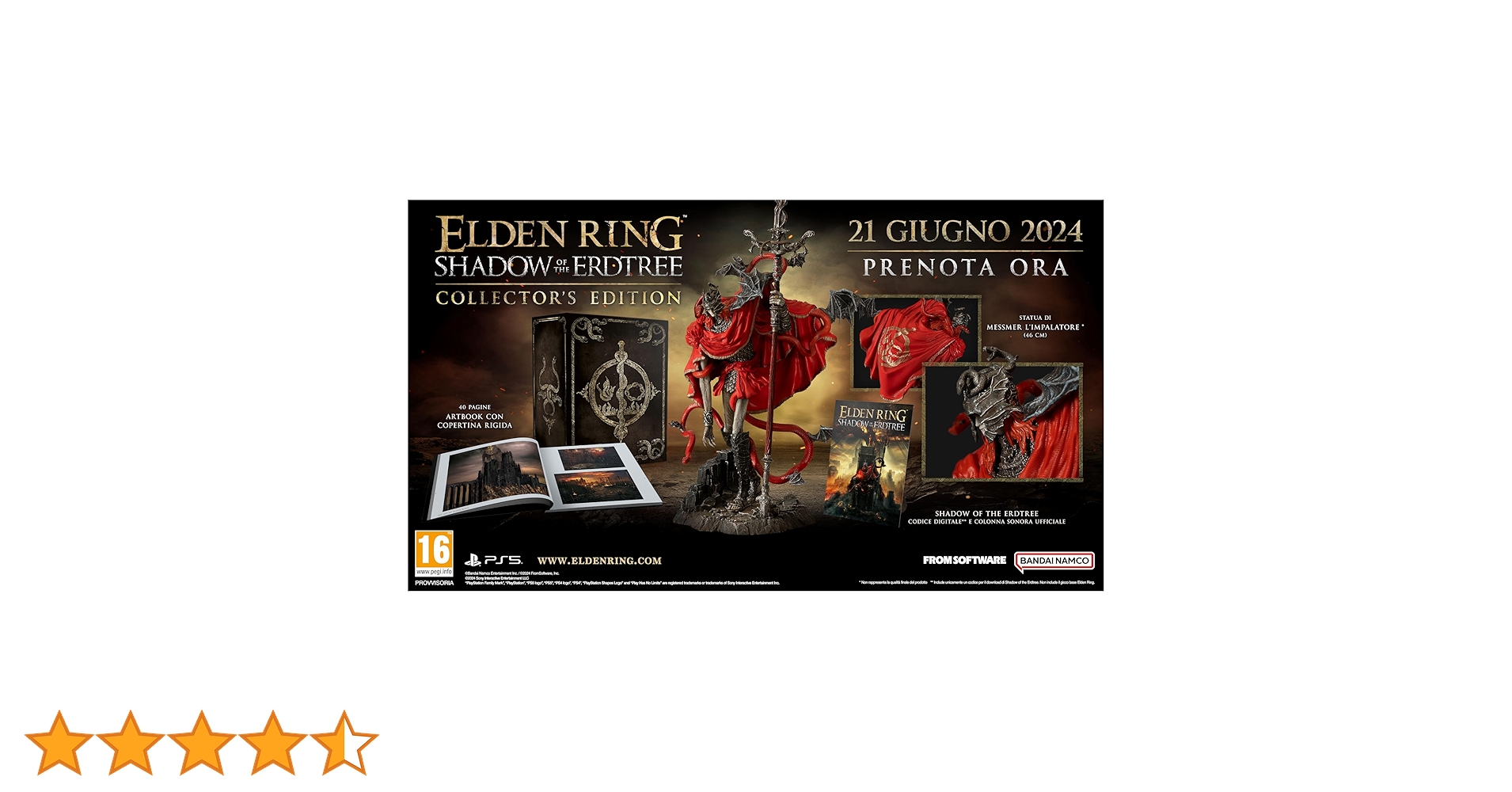 PS5 エルデンリング(ELDEN RING) SHADOW OF THE ERDTREE COLLECTOR&#39;S EDITION【F4307-007】058 Elden Ring - Shadow of the Erdtree Collectors Edition (PS5